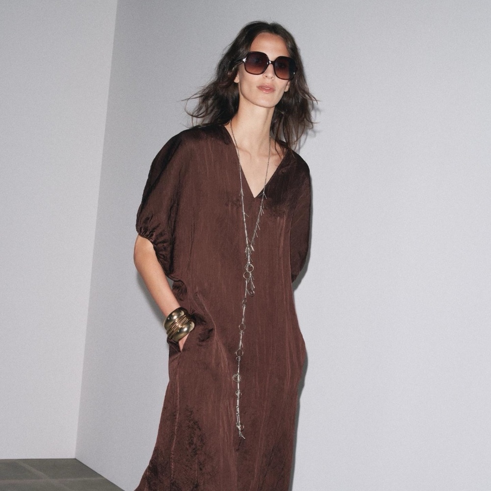 Zara - ZW COLLECTION BALLOON SLEEVE DRESS - NWT